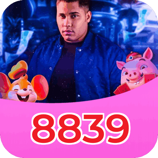 Plataforma 8839 mostrando interface moderna, jogos certificados e recursos de segurança licenciados